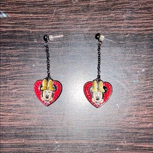Minnie Mouse Dangling Earrings